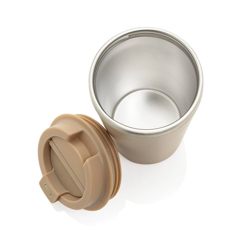 Termo hrnček 350ml Java z RCS recykl. PP, hnedá Greige Termo hrnček 350ml Java z RCS recykl. PP, hnedá Greige