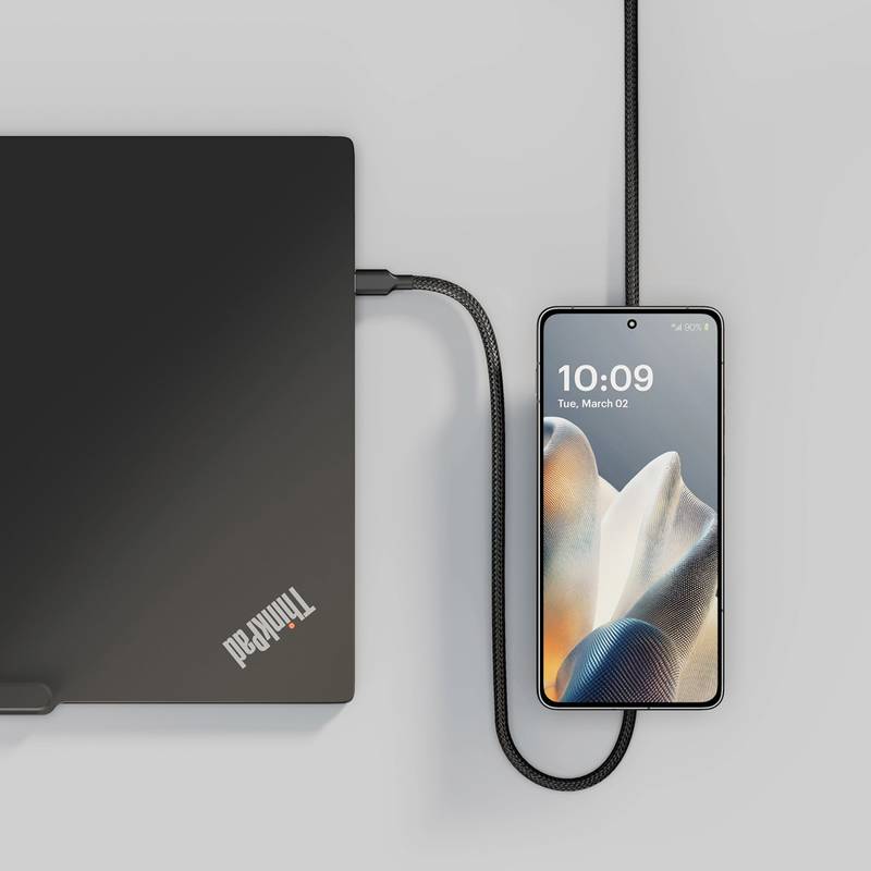 Zens nabíjecí kabel USB-C – C Pro 2, černá Zens nabíjecí kabel USB-C – C Pro 2, černá
