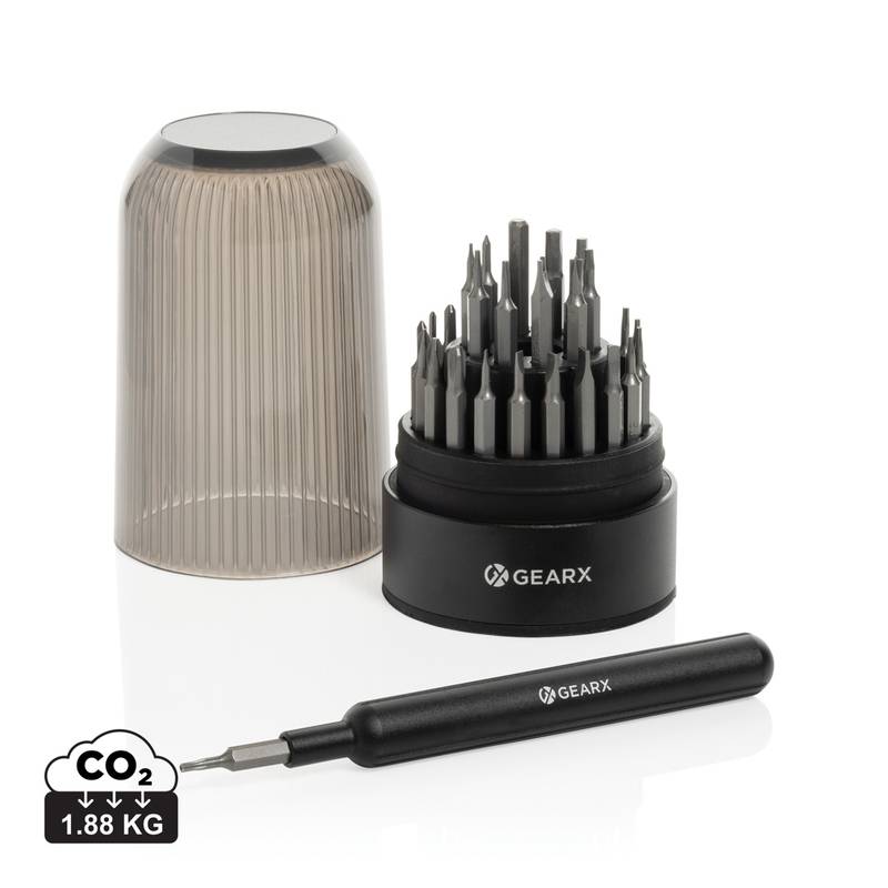 Gear X multifunkčná sada skrutkovačov 31 v 1, čierna Gear X multifunkčná sada skrutkovačov 31 v 1, čierna