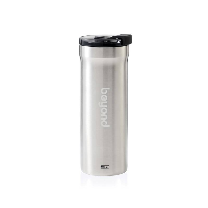 AdHoc Termohrnček Pulse, sivá Silver - sivá AdHoc Termohrnček Pulse, sivá Silver - sivá