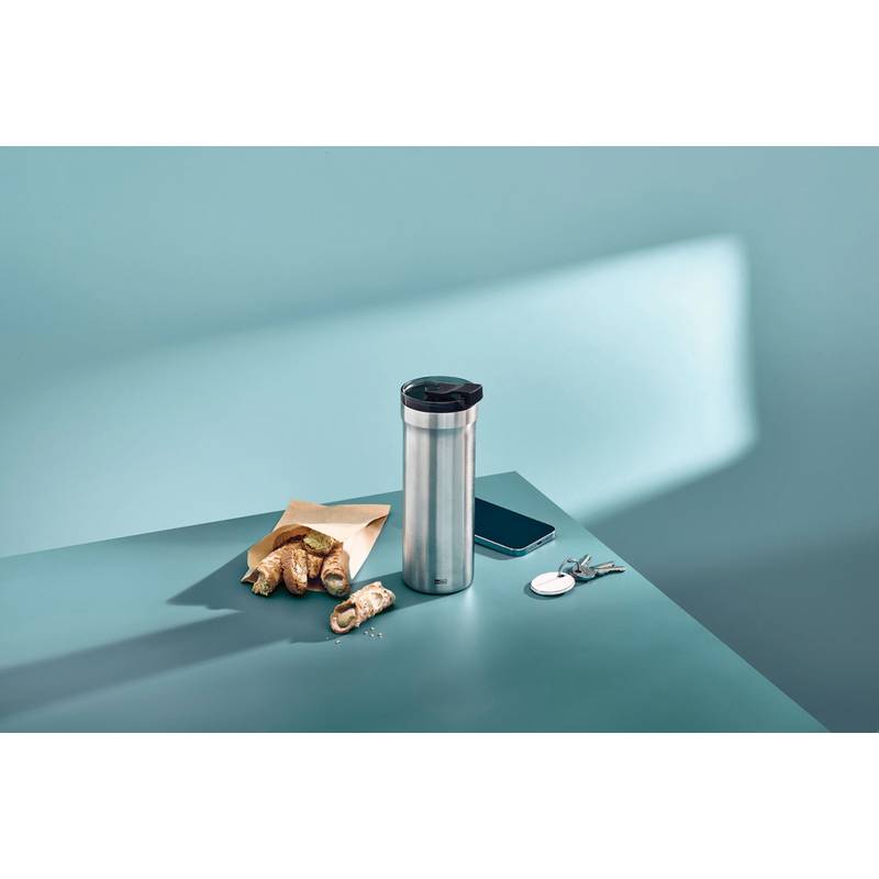 AdHoc Termohrnček Pulse, sivá Silver - sivá AdHoc Termohrnček Pulse, sivá Silver - sivá