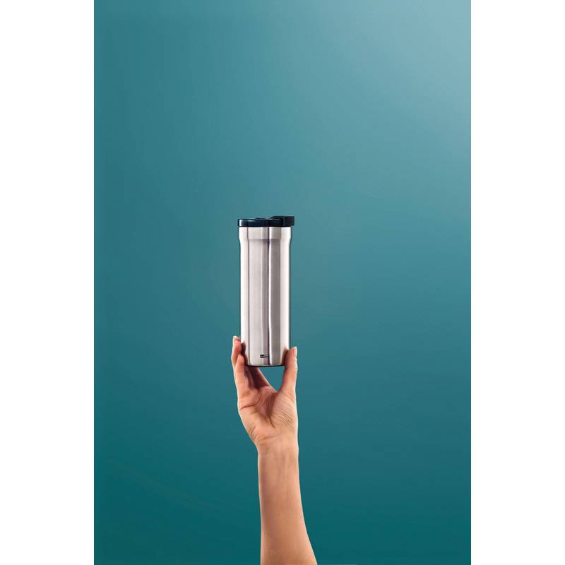 AdHoc Termohrnček Pulse, sivá Silver - sivá AdHoc Termohrnček Pulse, sivá Silver - sivá