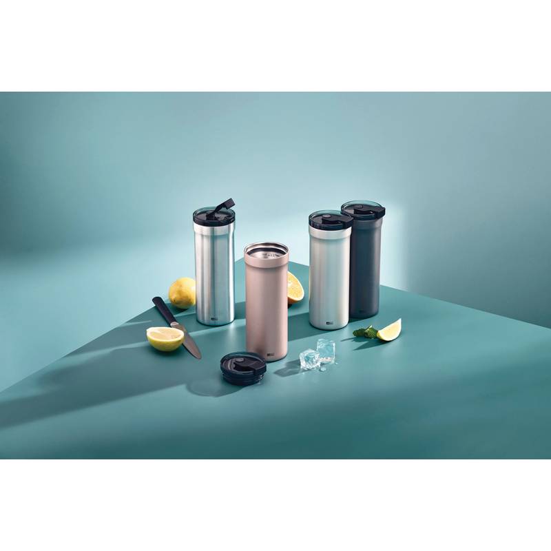 AdHoc Termohrnček Pulse, sivá Silver - sivá AdHoc Termohrnček Pulse, sivá Silver - sivá