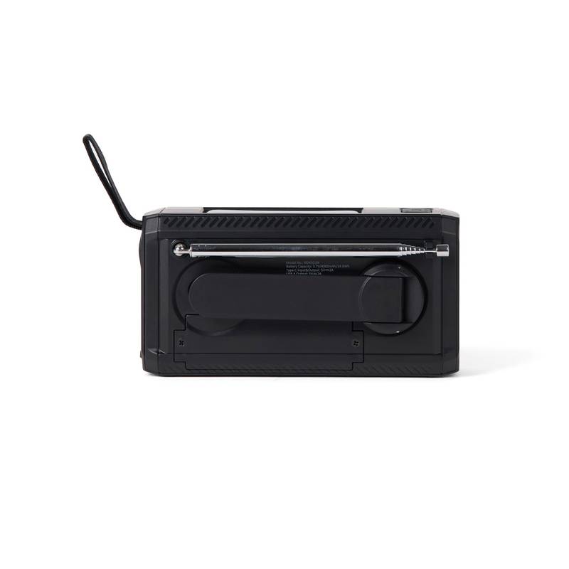 Nordic Drift Titan IPX4 multifunkčné rádio 4000 mAh, čierna Nordic Drift Titan IPX4 multifunkčné rádio 4000 mAh, čierna