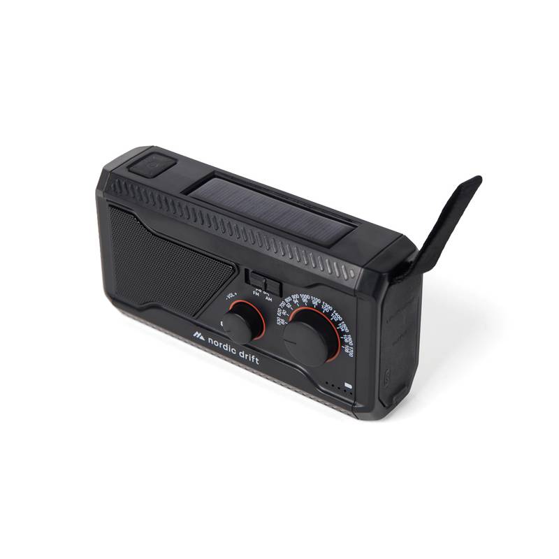 Nordic Drift Titan IPX4 multifunkčné rádio 4000 mAh, čierna Nordic Drift Titan IPX4 multifunkčné rádio 4000 mAh, čierna
