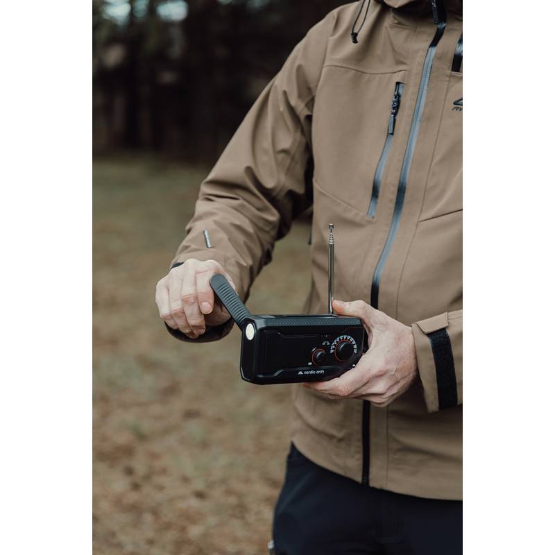 Nordic Drift Titan IPX4 multifunkčné rádio 4000 mAh, čierna Nordic Drift Titan IPX4 multifunkčné rádio 4000 mAh, čierna