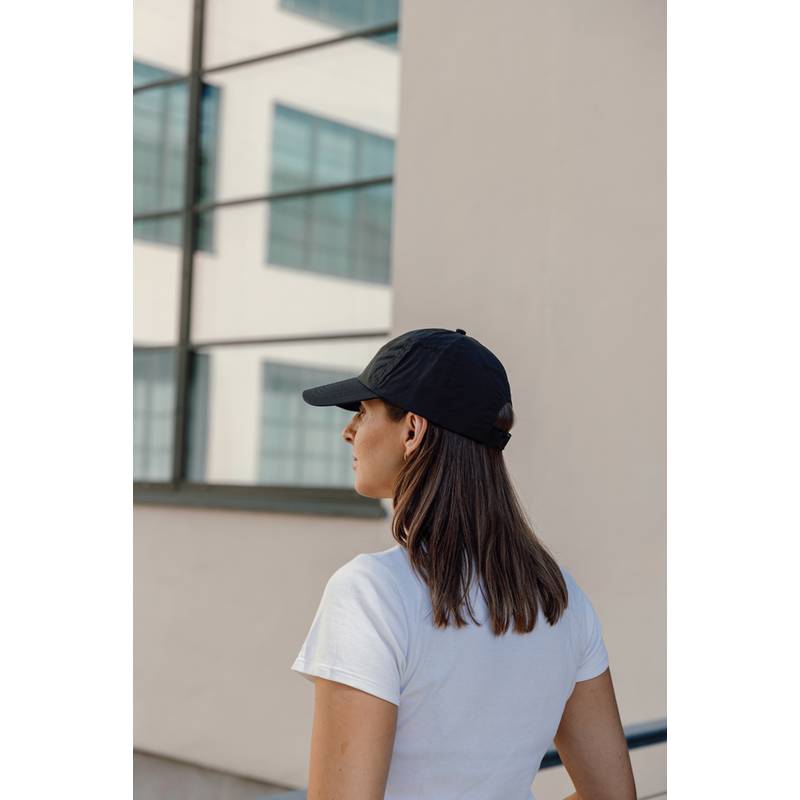 KENTO URBAN RCS dobrodružná 5-panel. kšiltovka z rec. nylonu, černá KENTO URBAN RCS dobrodružná 5-panel. kšiltovka z rec. nylonu, černá