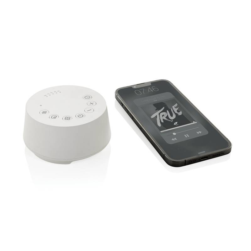 Flora RCS reproduktor s white noise z recyklovaného plastu, biela Flora RCS reproduktor s white noise z recyklovaného plastu, biela