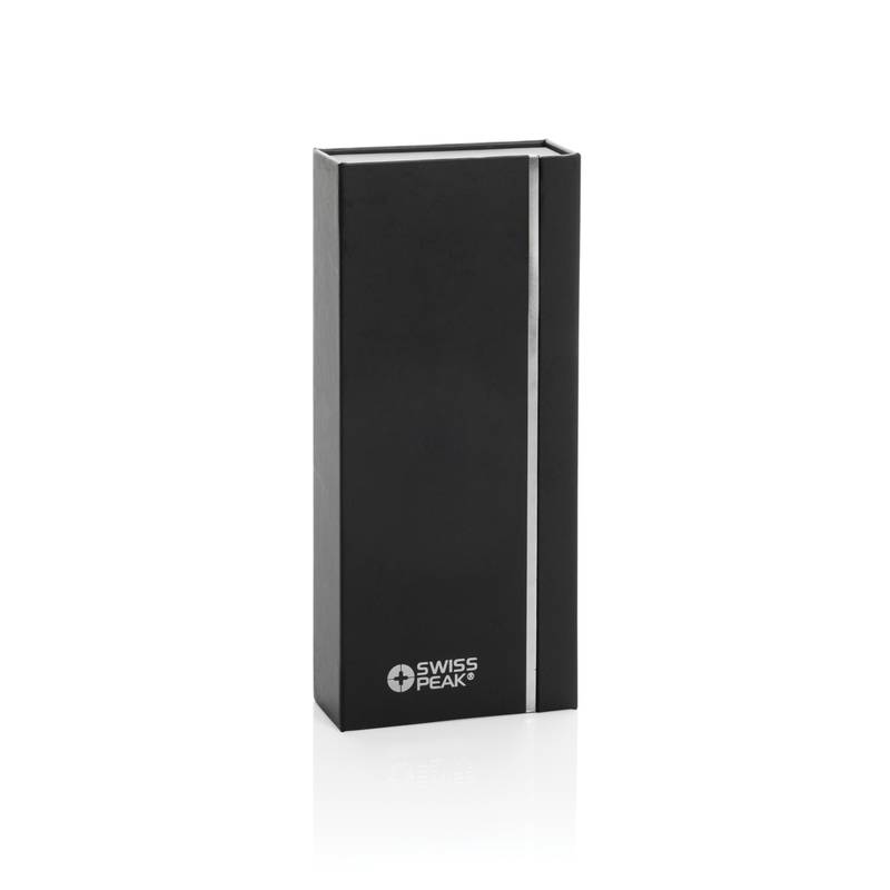 Swiss Peak OSLO deluxe pero set z recykl. nerezovej ocele, čierna Swiss Peak OSLO deluxe pero set z recykl. nerezovej ocele, čierna