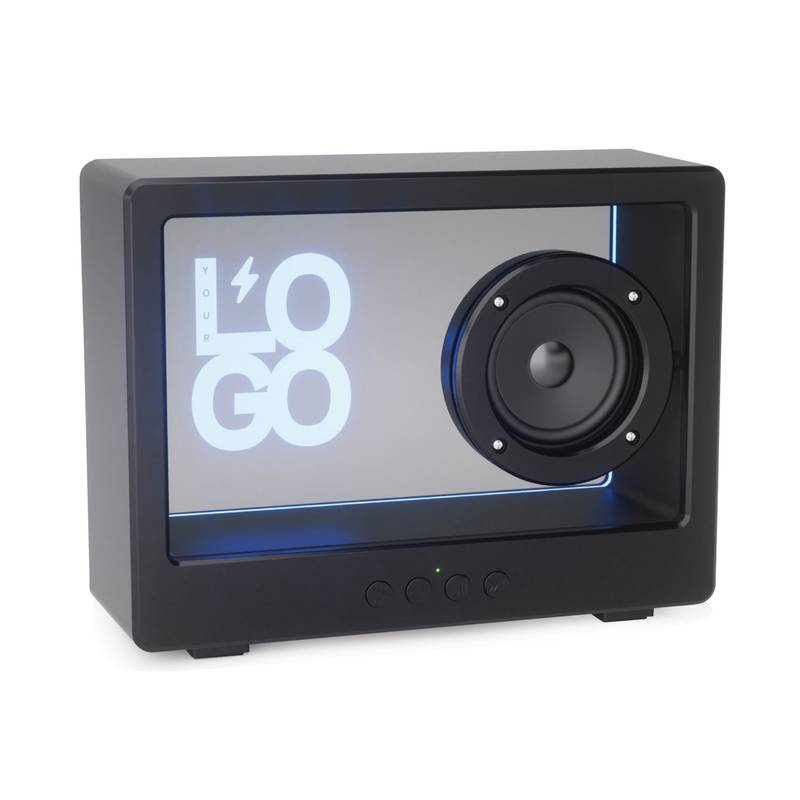 Soundclear transparentný 5W bezdrôtový reproduktor, čierna Soundclear transparentný 5W bezdrôtový reproduktor, čierna