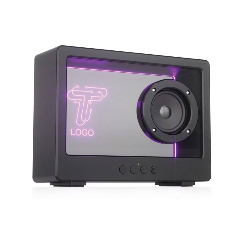 Soundclear transparentný 5W bezdrôtový reproduktor, čierna Soundclear transparentný 5W bezdrôtový reproduktor, čierna