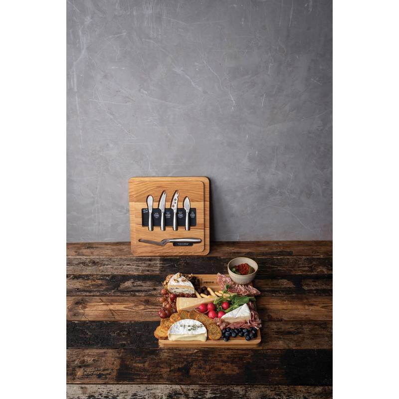BOSKA Ultimate Cheese Set Small Copenhagen – súprava na syry, hnedá - sivá Steel BOSKA Ultimate Cheese Set Small Copenhagen – súprava na syry, hnedá - sivá Steel