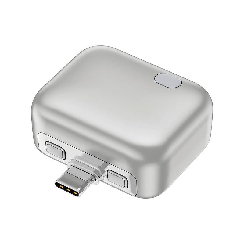 ChargeGuard RCS USB-C adaptér s auto - odpojením nabíjania, sivá Silver ChargeGuard RCS USB-C adaptér s auto - odpojením nabíjania, sivá Silver