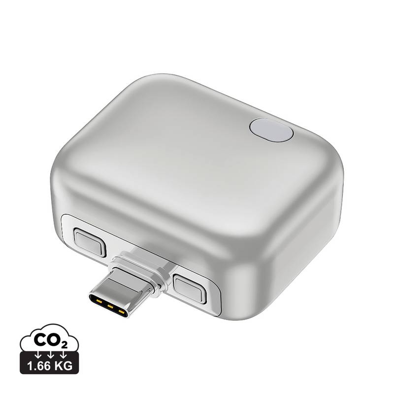 ChargeGuard RCS USB-C adaptér s auto - odpojením nabíjení, šedá Silver ChargeGuard RCS USB-C adaptér s auto - odpojením nabíjení, šedá Silver