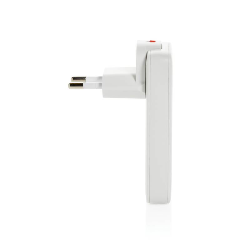 Fluxo RCS 65W plochá GaN nabíjačka s univerz.i konektormi, biela Fluxo RCS 65W plochá GaN nabíjačka s univerz.i konektormi, biela
