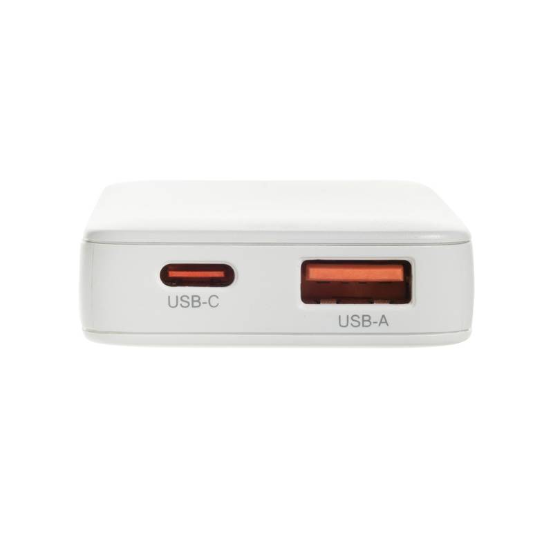 Fluxo RCS 65W plochá GaN nabíjačka s univerz.i konektormi, biela Fluxo RCS 65W plochá GaN nabíjačka s univerz.i konektormi, biela