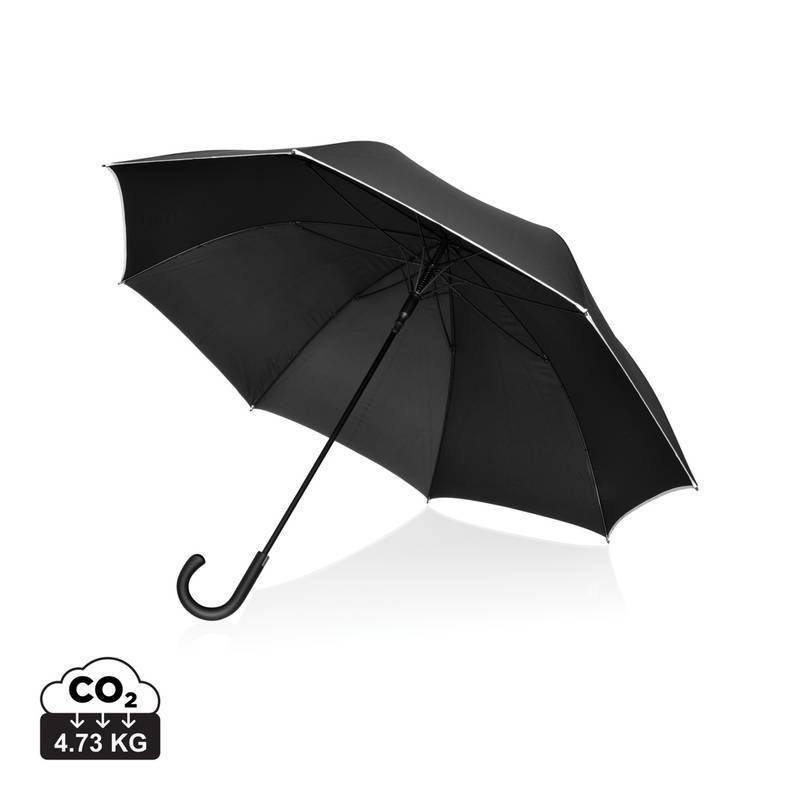 Swiss Peak OSLO 30'' AWARE™ 50UV auto. dáždnik s auto. otvár, čierna Swiss Peak OSLO 30'' AWARE™ 50UV auto. dáždnik s auto. otvár, čierna