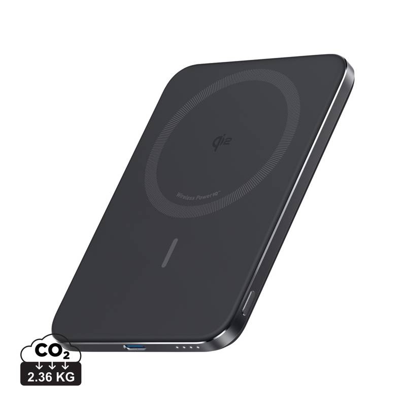 Anker Nano Wireless Power Bank 5K 15W MagGo Slim Qi2, černá, černá Anker Nano Wireless Power Bank 5K 15W MagGo Slim Qi2, černá, černá