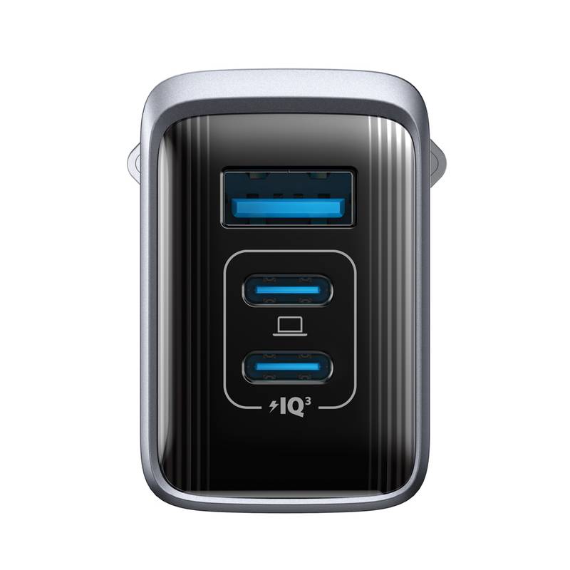 Anker Prime 100 W GaN nabíjačka s 3 portmi, sivá, sivá Anker Prime 100 W GaN nabíjačka s 3 portmi, sivá, sivá
