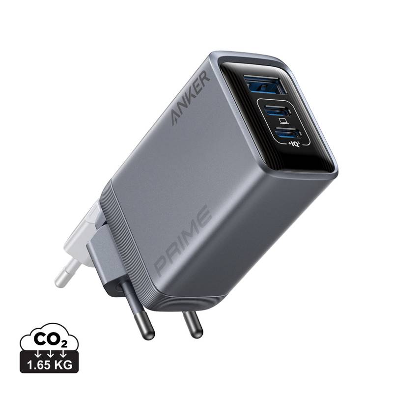 Anker Prime 100 W GaN nabíječka se 3 porty, šedá, šedá Anker Prime 100 W GaN nabíječka se 3 porty, šedá, šedá
