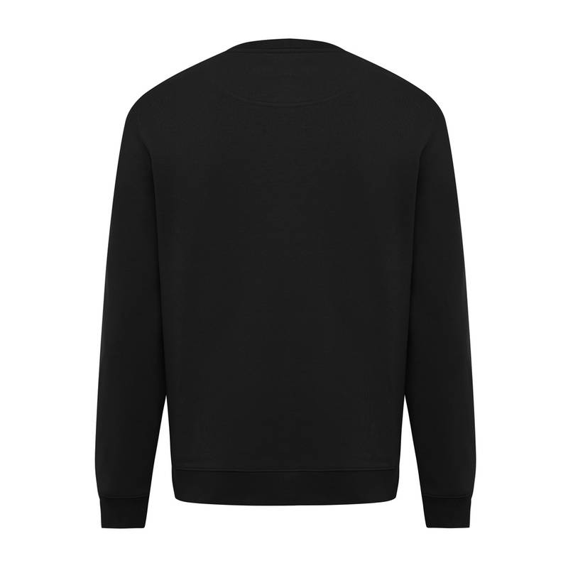 IQONIQ Toria Unisex mikina s okrúhl. výstrihom z rec. bavlny, čierna IQONIQ Toria Unisex mikina s okrúhl. výstrihom z rec. bavlny, čierna