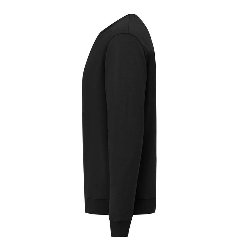 IQONIQ Toria Unisex mikina s okrúhl. výstrihom z rec. bavlny, čierna IQONIQ Toria Unisex mikina s okrúhl. výstrihom z rec. bavlny, čierna