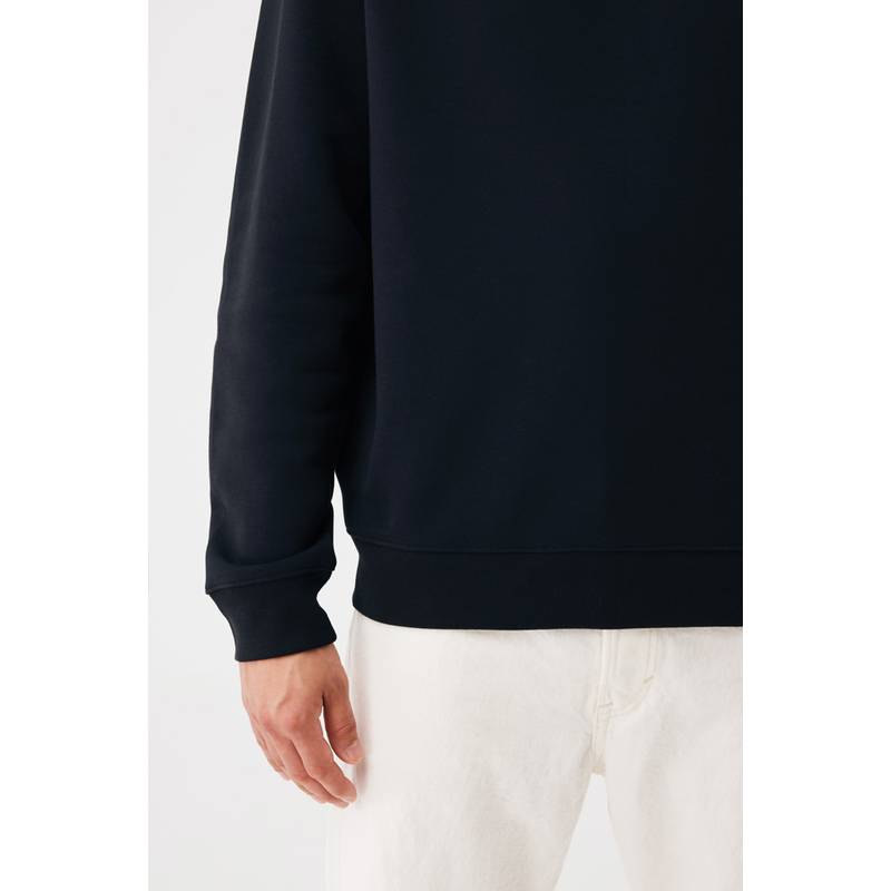 IQONIQ Toria Unisex mikina s okrúhl. výstrihom z rec. bavlny, čierna IQONIQ Toria Unisex mikina s okrúhl. výstrihom z rec. bavlny, čierna