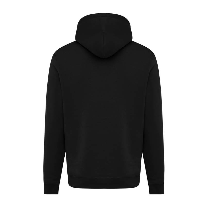 IQONIQ Joshua Unisex mikina s kapucňou z rec. bavlny, čierna IQONIQ Joshua Unisex mikina s kapucňou z rec. bavlny, čierna
