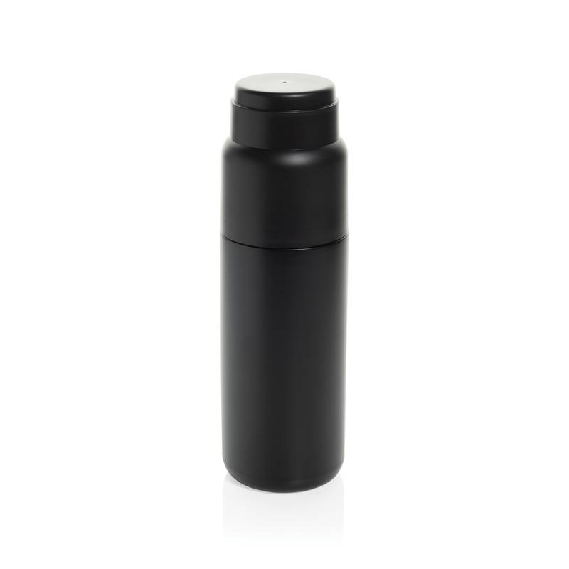 Thermocup RCS termosku z recykl. materiálov s pohárom 500ml, čierna Thermocup RCS termosku z recykl. materiálov s pohárom 500ml, čierna