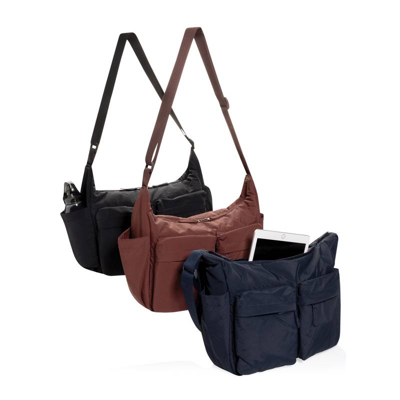 KENTO URBAN RCS polstrovaná crossbody taška z rec. Nylonu KENTO URBAN RCS polstrovaná crossbody taška z rec. Nylonu