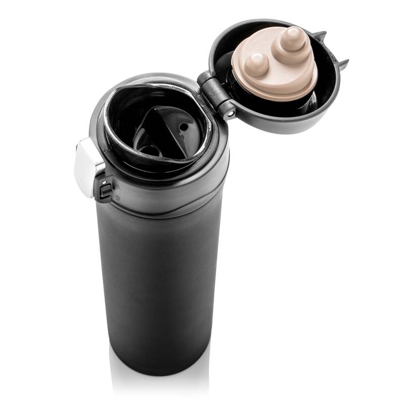 Termoska Easy lock z RCS recyklovanej ocele, sivá strieborná Termoska Easy lock z RCS recyklovanej ocele, sivá strieborná