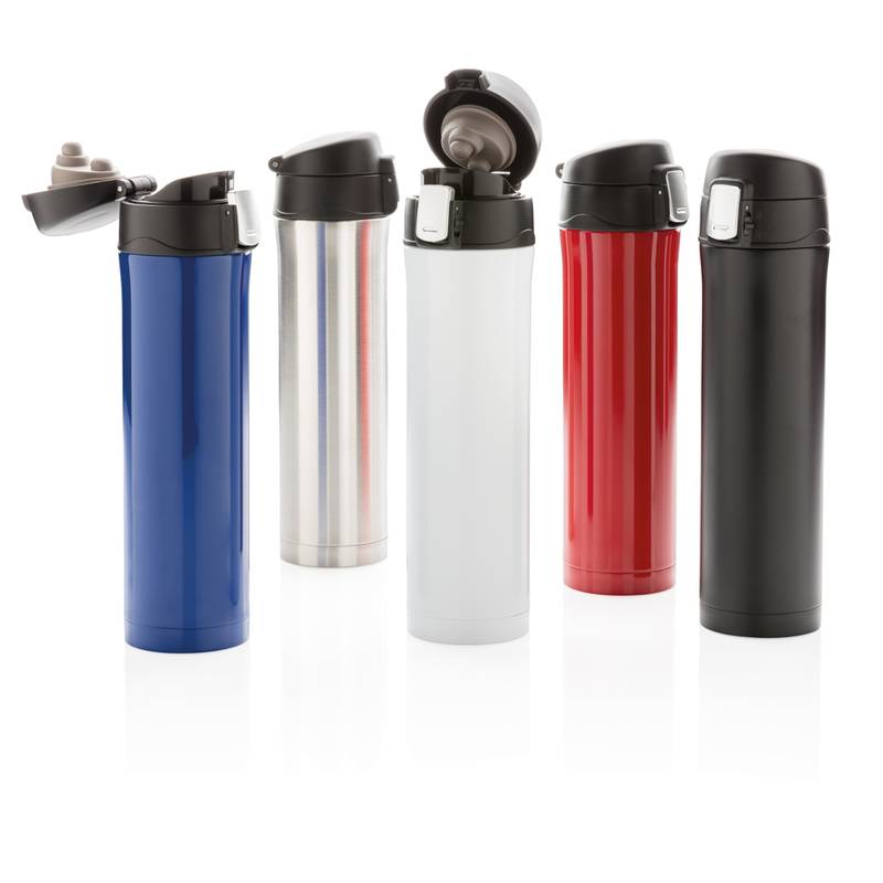 Termoska Easy lock z RCS recyklovanej ocele, sivá strieborná Termoska Easy lock z RCS recyklovanej ocele, sivá strieborná