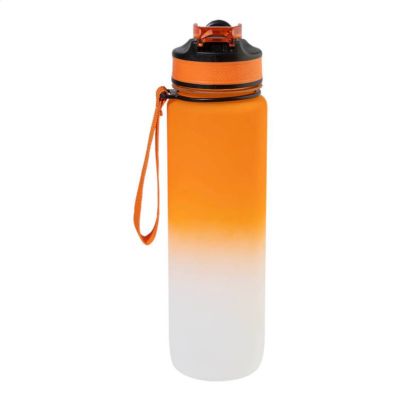 Sipgrade RPET motivačná fľaša, 1000ml, oranžová Sipgrade RPET motivačná fľaša, 1000ml, oranžová