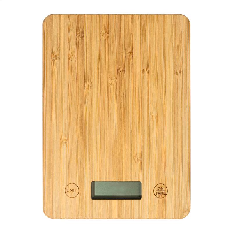 BamCook dobíjacia kuchynská váha, hnedá Natural BamCook dobíjacia kuchynská váha, hnedá Natural