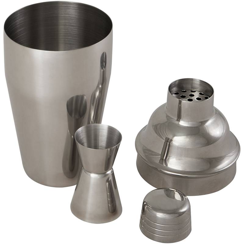 Šejkr na koktejly Gaudie z recykl. nerez, šedá Silver Šejkr na koktejly Gaudie z recykl. nerez, šedá Silver