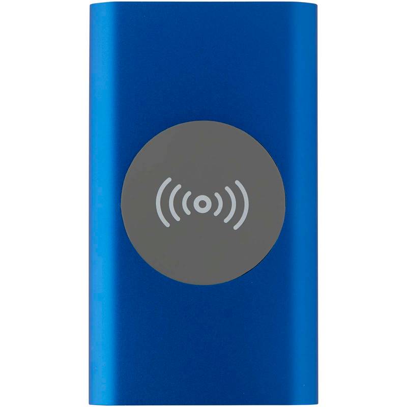 Juice 4000mAh bezdrátová powerbanka typu C z recykl. hliníku, modrá Royal Juice 4000mAh bezdrátová powerbanka typu C z recykl. hliníku, modrá Royal