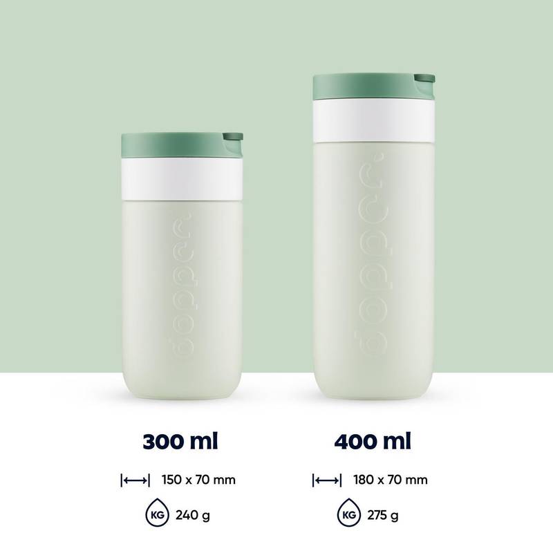 Cestovný hrnček Dopper 400 ml, zelená Forest Cestovný hrnček Dopper 400 ml, zelená Forest