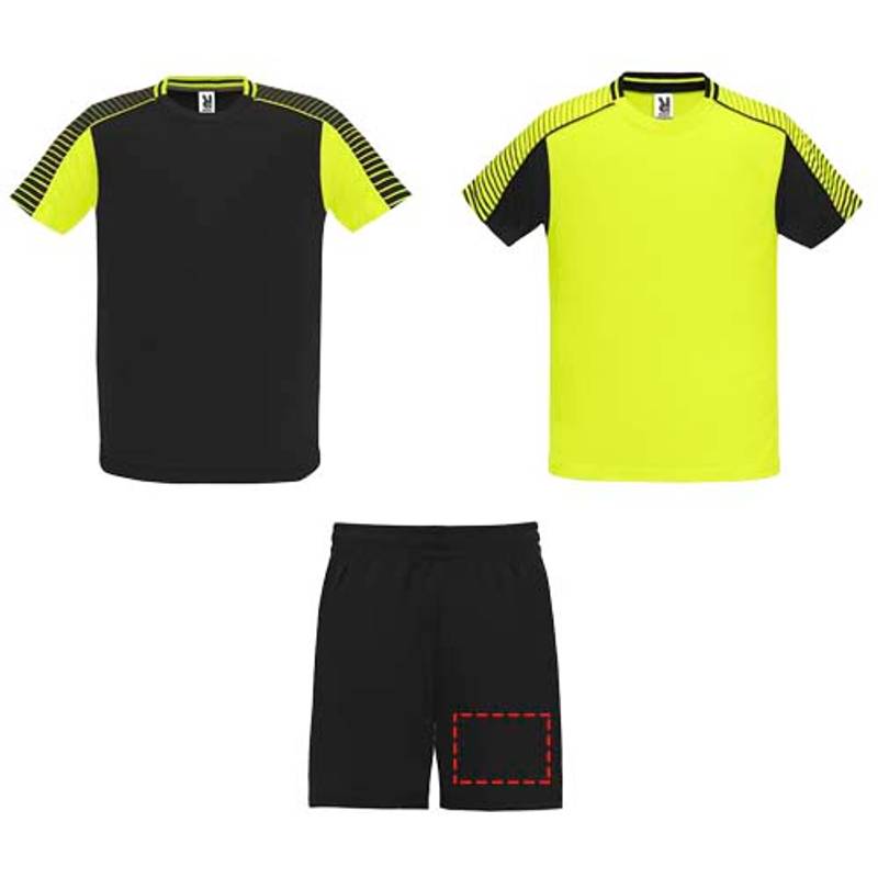 Juve detská športová sada, žltá Fluor - čierna, 4 Juve detská športová sada, žltá Fluor - čierna, 4