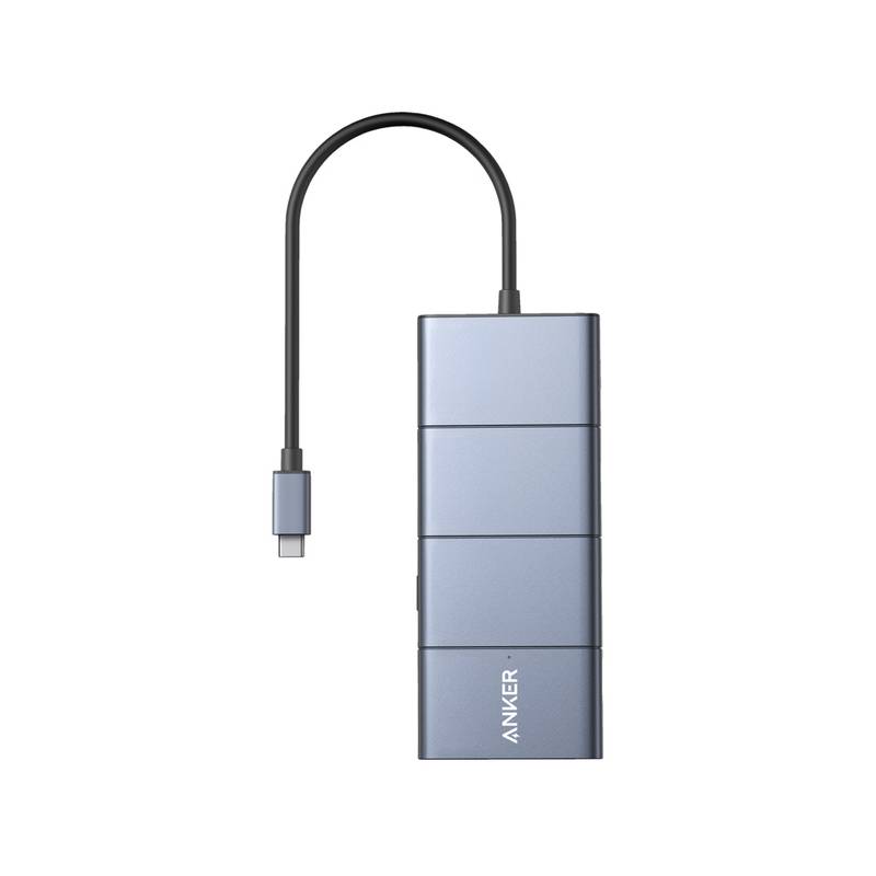 Anker PowerExpand USB-C dátový hub 11 v 1 s PD 10 Gbps, sivá Anker PowerExpand USB-C dátový hub 11 v 1 s PD 10 Gbps, sivá