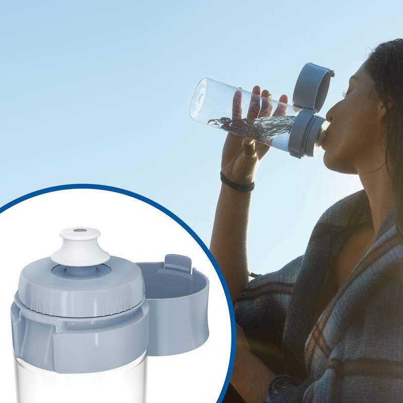 BRITA VITAL fľaša s vod. filtrom, 600 ml – vrátane 2 filtrov, ružová Apricot BRITA VITAL fľaša s vod. filtrom, 600 ml – vrátane 2 filtrov, ružová Apricot