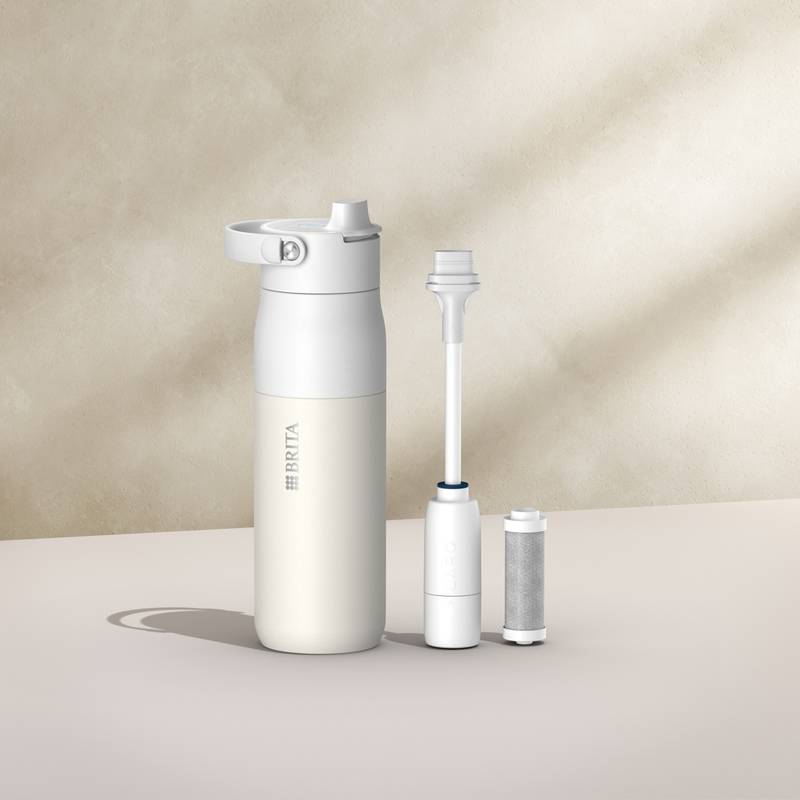 BRITA LARQ iQ Track Purify Clean fľaša, 680 ml, biela BRITA LARQ iQ Track Purify Clean fľaša, 680 ml, biela