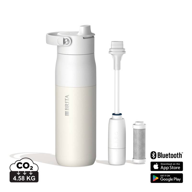 BRITA LARQ iQ Track Purify Clean fľaša, 680 ml, biela BRITA LARQ iQ Track Purify Clean fľaša, 680 ml, biela