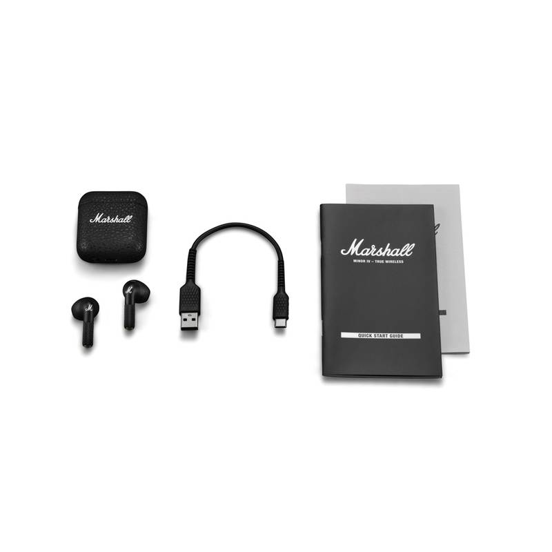 Marshall Minor IV 30H+ TWS slúchadlá, čierna Marshall Minor IV 30H+ TWS slúchadlá, čierna