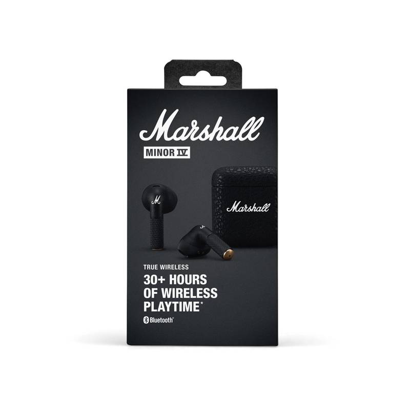 Marshall Minor IV 30H+ TWS slúchadlá, čierna Marshall Minor IV 30H+ TWS slúchadlá, čierna