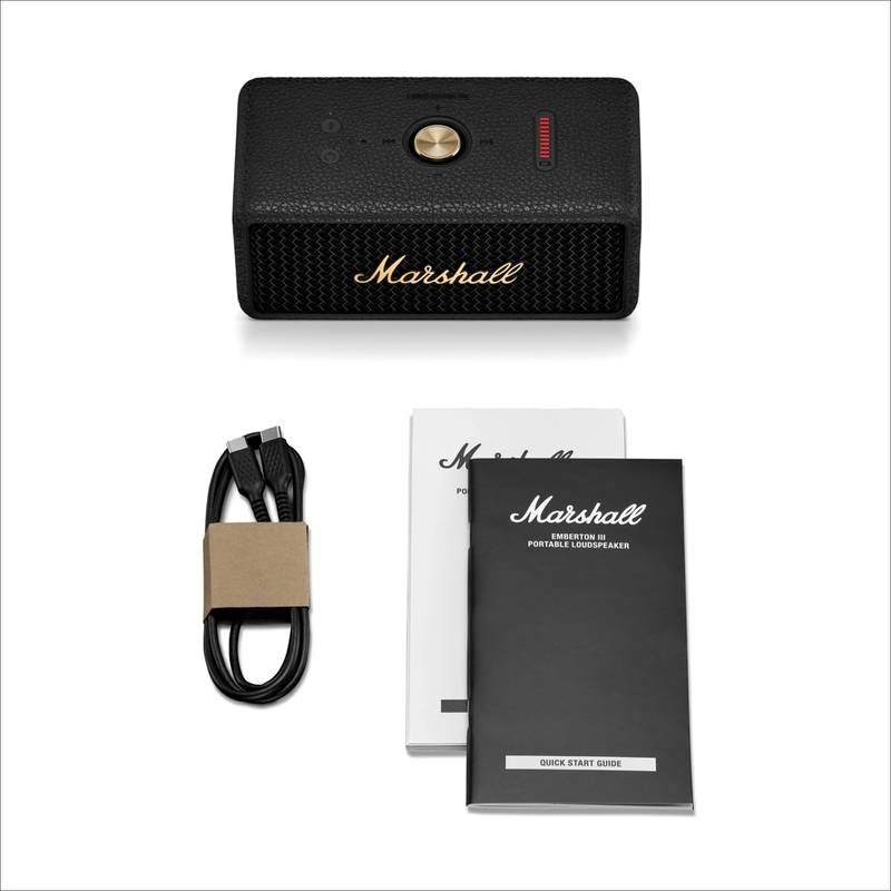 Marshall Emberton III 31H+ reproduktor, čierna Marshall Emberton III 31H+ reproduktor, čierna