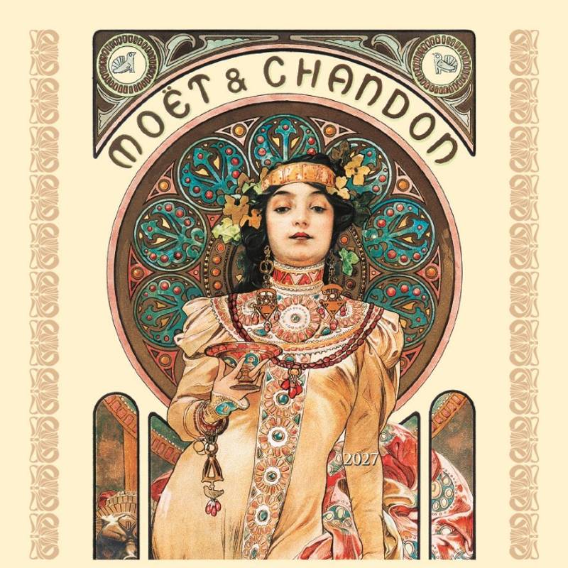 Kalendář 2027 nástěnný: ALFONS MUCHA ŠTVOREC Kalendář 2027 nástěnný: ALFONS MUCHA ŠTVOREC