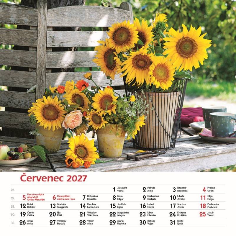 Kalendář 2027 nástěnný: SVĚT KVĚTŮ Kalendář 2027 nástěnný: SVĚT KVĚTŮ