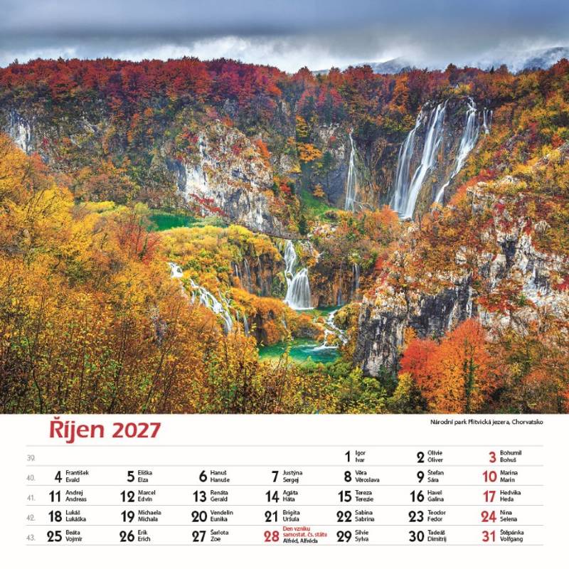 Kalendář 2027 nástěnný: SVĚT TICHA Kalendář 2027 nástěnný: SVĚT TICHA