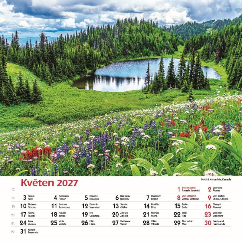 Kalendář 2027 nástěnný: SVĚT TICHA Kalendář 2027 nástěnný: SVĚT TICHA