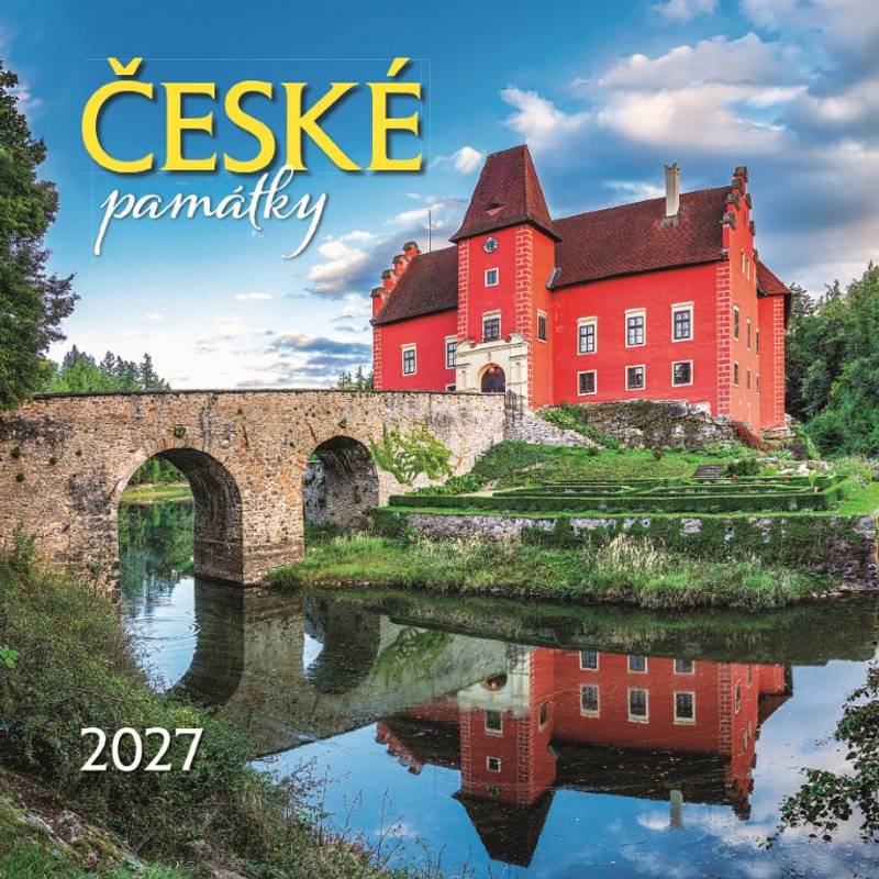 Kalendář 2027 nástěnný: ČESKÉ PAMÁTKY Kalendář 2027 nástěnný: ČESKÉ PAMÁTKY